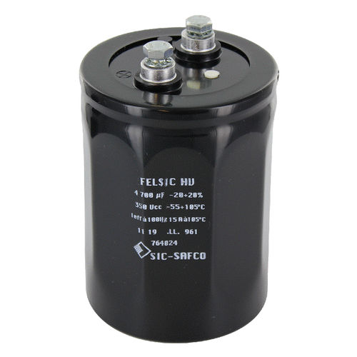 Condensateur électrolytique - FELSIC HV - EXXELIA - cylindrique / à visser / haute puissance