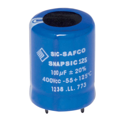 Condensateur électrolytique - SNAPSIC 125 - EXXELIA - cylindrique / de filtrage / DC