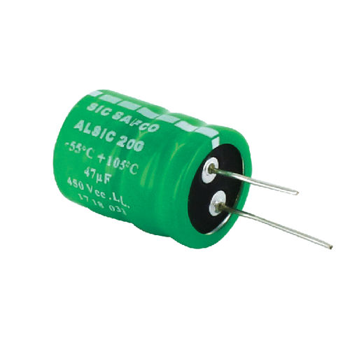 Condensateur électrolytique - ALSIC 20G - EXXELIA - avec broches radiales / de filtrage / DC