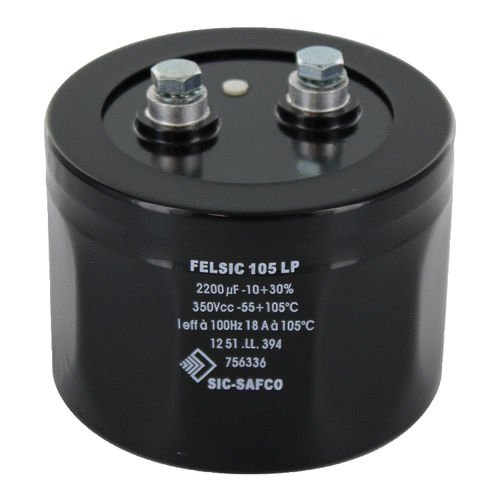 Condensateur électrolytique - FELSIC 105 LP  - EXXELIA - à visser / pour aluminium