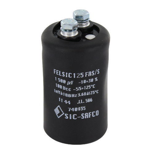 Condensateur électrolytique - FELSIC 125 FRS - EXXELIA - à visser