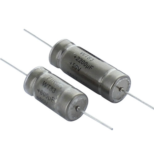 Condensateur au tantale - WT83 - EXXELIA - axial / à faible résistance série équivalente / de filtrage