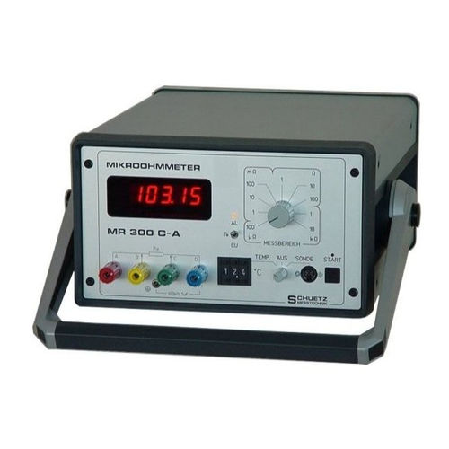 Microhmmètre numérique - MR 300 C-A - SCHUETZ - portable / à faible résistance