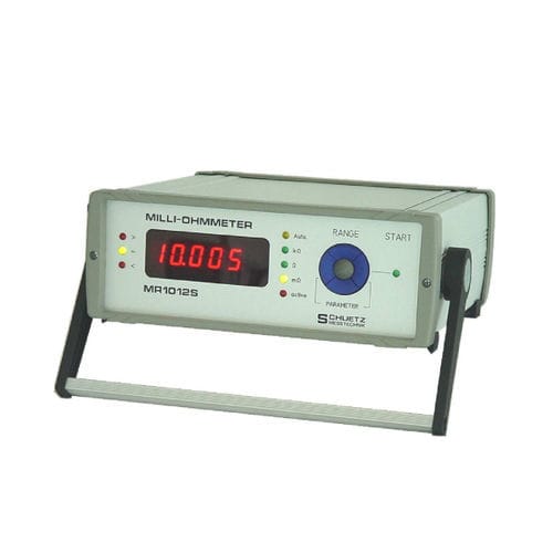 Milliohmmètre numérique - MR 1012 S - SCHUETZ - portable / sur table / durci