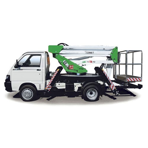 Nacelle télescopique montée sur camion - 14 | 2 | 6 HQ JIB - CO.ME.T. Officine - hydraulique / pour usage extérieur / pour applications multiples