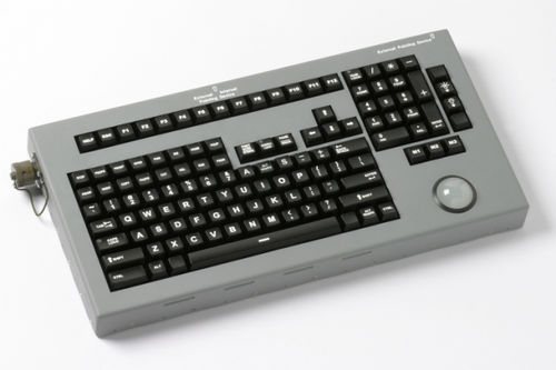 Clavier encastrable - MRI-1589-001 - Devlin - de bureau / avec trackball / industriel