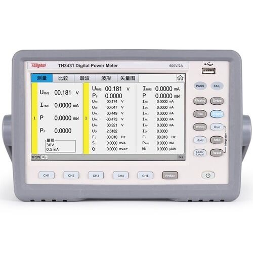 Appareil de mesure de puissance multimètre - TH3431 - Changzhou Tonghui Electronic Co., Ltd. - de puissance apparente / numérique / benchtop
