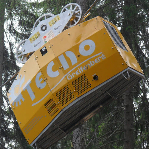 Chariot-palan motorisé - Tecno - greifenberg teleferiche - pour débardage en montée et en descente
