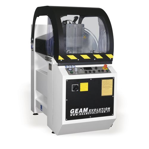 Machine de découpe à lame - BARRACUDA 550 - geam evolution srl - pour aluminium / pour profilés en aluminium / à commande numérique