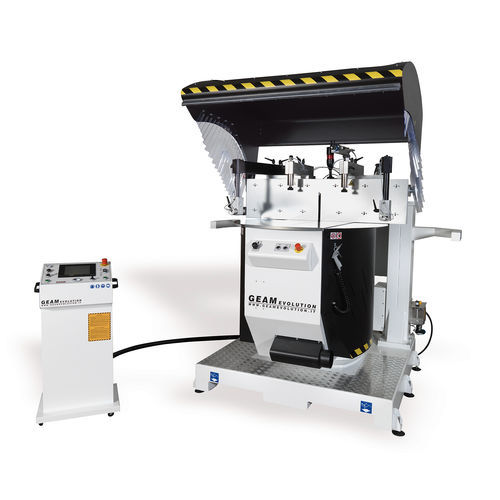 Machine de découpe à lame - MANTA 850 E - geam evolution srl - pour aluminium / pour PVC / de profilés