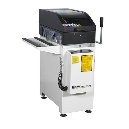 Abouteuse pour aluminium - PIRANHA - geam evolution srl - à angle variable / pneumatique / pour profilés