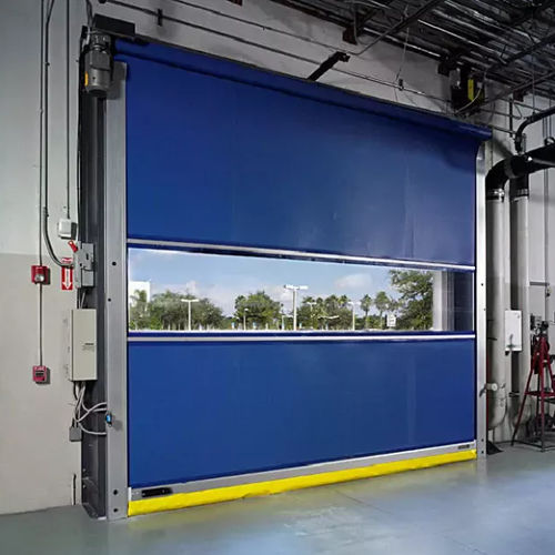 Porte rapide - RRD-STD - Shanghai Kenvo Door Co., Ltd - à enroulement / en aluminium / en acier galvanisé
