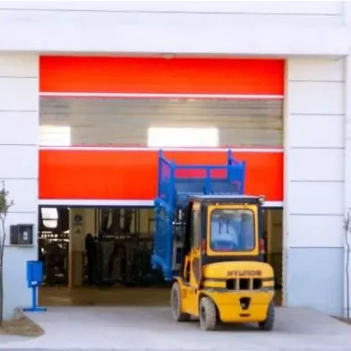 Porte rapide - RRD-SERVO - Shanghai Kenvo Door Co., Ltd - à enroulement / en acier inoxydable / en aluminium