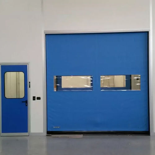 Porte à enroulement - RRD-ZIP - Shanghai Kenvo Door Co., Ltd - en acier inoxydable / en aluminium / en acier galvanisé
