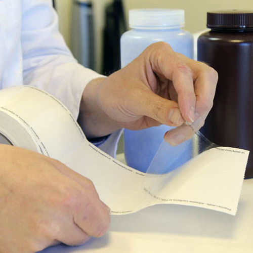 Étiquette imprimée - 8220C-01	 - Sampling Systems Ltd - adhésive / en polypropylène / pour produits alimentaires