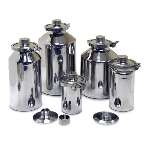 Récipient pour poudre - A417 series - Sampling Systems Ltd - en inox