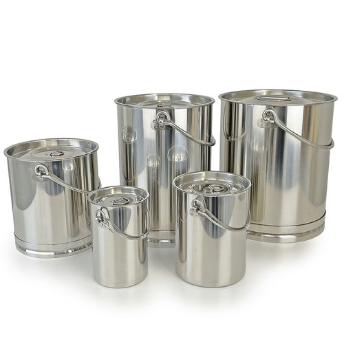 Fût en inox - A446 series - Sampling Systems Ltd - avec poignée / avec couvercle / pour applications pharmaceutiques