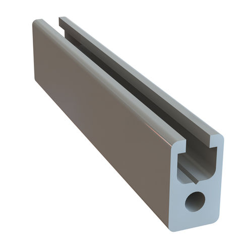 Profilé en aluminium anodisé - 1.01.02.0011 - Milper sas - rainuré / rectangulaire