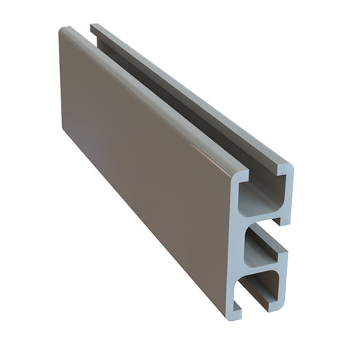 Profilé en aluminium anodisé - 1.01.02.0029 - Milper sas - rainuré / rectangulaire
