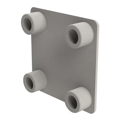 Embout recouvrant pour profilés - 1.26.11.0009 - Milper sas - press-fit / rectangulaire / en polyamide
