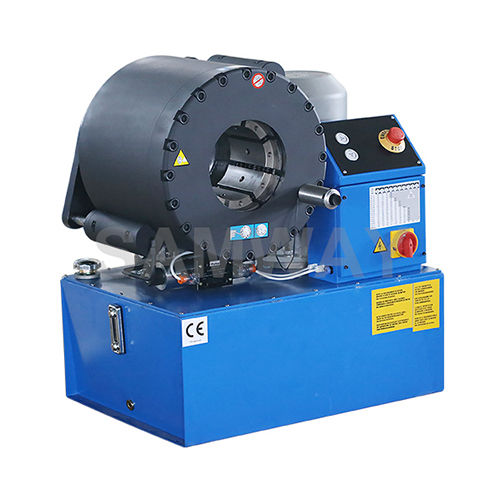 Machine de sertissage pour flexible hydraulique - P100 - WUXI SAMWAY CO.,LTD - semi-automatique / hydraulique