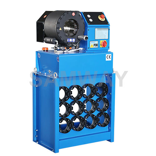 Sertisseuse pour flexible hydraulique - P38Q - WUXI SAMWAY CO.,LTD - totalement automatique / à pédale / portable