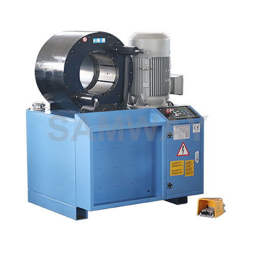 Sertisseuse pour flexible hydraulique - P320 - WUXI SAMWAY CO.,LTD - totalement automatique / électrohydraulique / à pédale