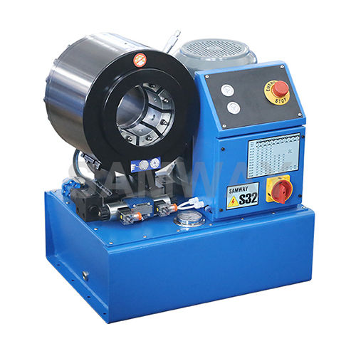 Sertisseuse pour flexible hydraulique - S32 - WUXI SAMWAY CO.,LTD - totalement automatique / hydraulique