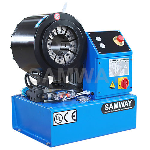 Sertisseuse pour flexible hydraulique - S76 - WUXI SAMWAY CO.,LTD - totalement automatique / hydraulique