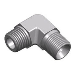 Raccord mâle - S1BN9 series - WUXI SAMWAY CO.,LTD - hydraulique / fileté / coudé à 90°