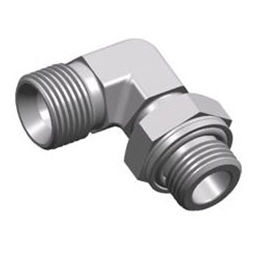 Raccord hydraulique - S1BH9-OG series - WUXI SAMWAY CO.,LTD - fileté / coudé à 90° / mâle