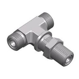 Raccord de traversée de cloison - SAF6FF-LN JIC series - WUXI SAMWAY CO.,LTD - hydraulique / fileté / en T