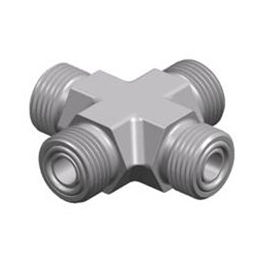 Raccord hydraulique - SXF JIC series - WUXI SAMWAY CO.,LTD - fileté / en croix / mâle