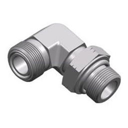 Raccord hydraulique - S1FO9-OG JIC series - WUXI SAMWAY CO.,LTD - fileté / coudé à 90° / mâle-mâle
