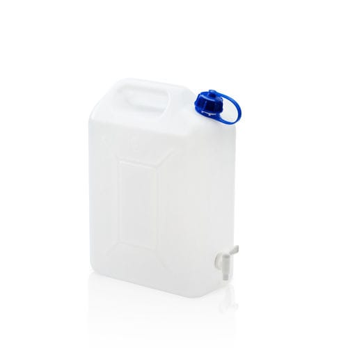 Jerrycan en HDPE - 951260 - TBA plastové obaly s. r. o. - rectangulaire / pour l'industrie agroalimentaire / avec poignée