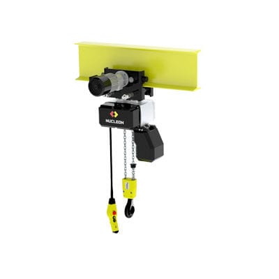 Palan électrique à chaîne - NL - Nucleon (Xinxiang) Crane Co., Ltd. - pour usage intensif / 2 vitesses / monopoutre