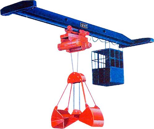 Pont roulant à benne preneuse - LDZ - Nucleon (Xinxiang) Crane Co., Ltd. - monopoutre / avec système de levage léger / pour charge légère