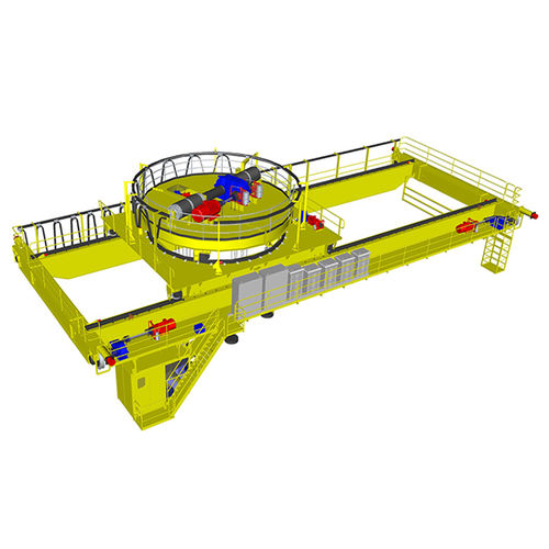 Pont roulant bipoutre - QC - Nucleon (Xinxiang) Crane Co., Ltd. - avec système de levage léger / pour usage intensif / pour soulever du métal en fusion