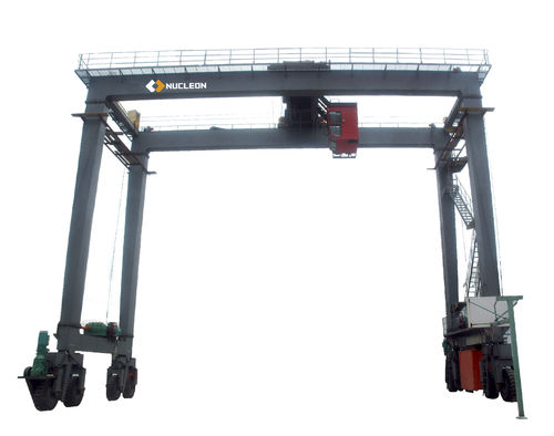 Portique sur pneus - RTG - Nucleon (Xinxiang) Crane Co., Ltd. - pour container / bipoutre / pour fortes charges