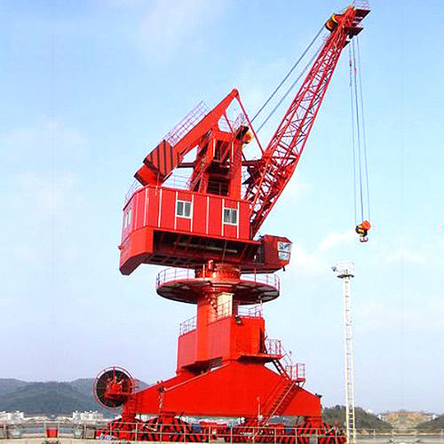 Grue sur rail - Nucleon (Xinxiang) Crane Co., Ltd. - à flèche articulée / à flèche relevable / pour applications offshore