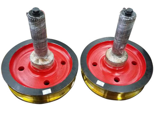 Roue en fonte - Nucleon (Xinxiang) Crane Co., Ltd. - pour charges lourdes / pour chariot / à faible bruit