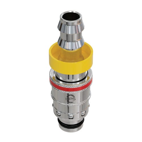 Raccord push-to-lock - HPS International - hydraulique / en laiton nickelé / de tuyau flexible