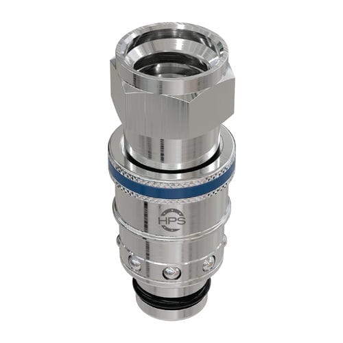 Raccord rapide - HPS International - hydraulique / taraudé / en laiton nickelé