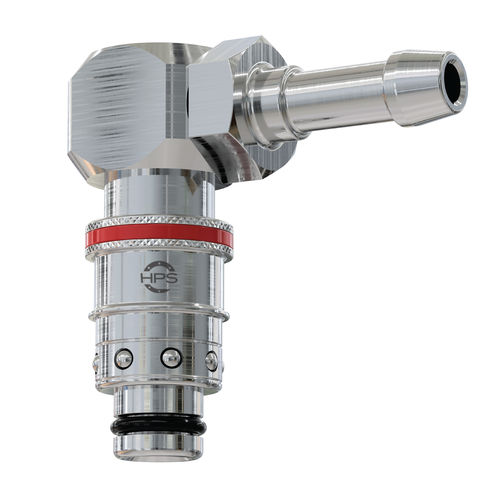 Raccord rapide - HPS International - hydraulique / coudé à 90° / mâle