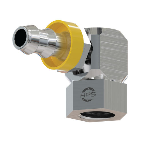 Raccord orientable - HPS International - hydraulique / taraudé / cannelé