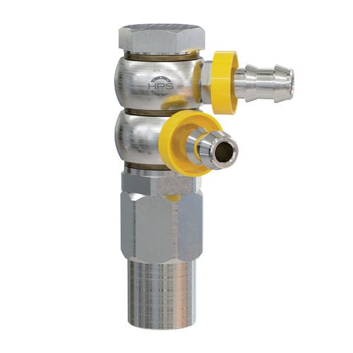 Raccord à 2 sorties - sa2t10 - HPS International - hydraulique / cannelé / coudé