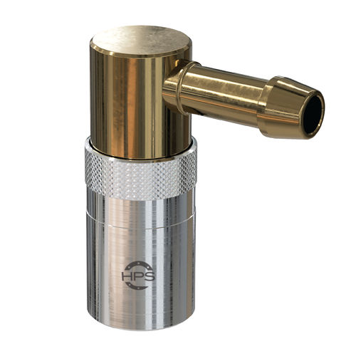 Raccord coudé à 90° - HPS International - hydraulique / rapide / en laiton