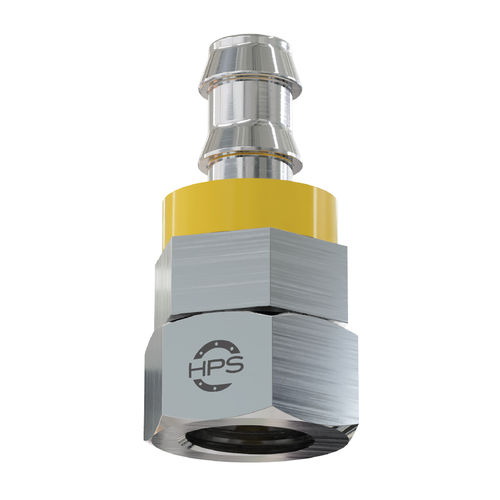 Raccord pour tuyau push-to-lock - HPS International - hydraulique / taraudé / cannelé