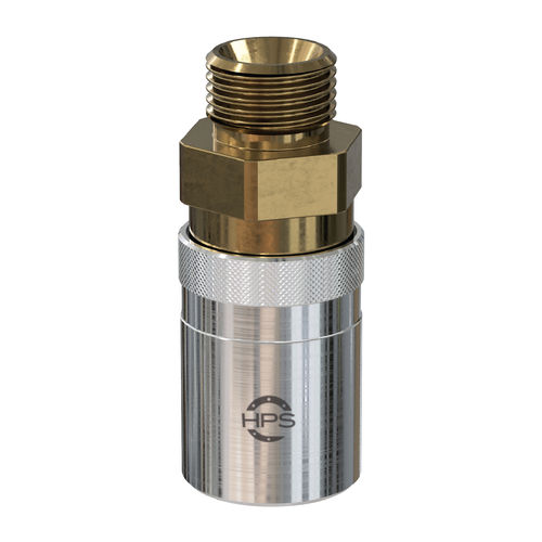 Raccord hydraulique - HPS International - à emboîtement / fileté / en laiton
