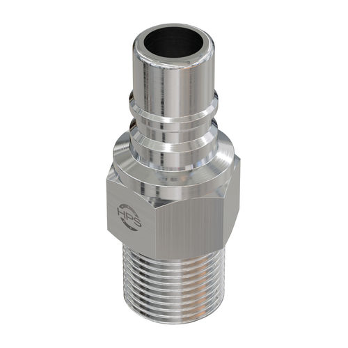 Raccord auto-étanche - HPS International - hydraulique / fileté / en laiton